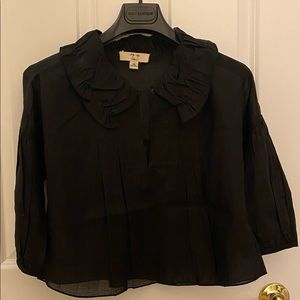 Black women cotton blouse